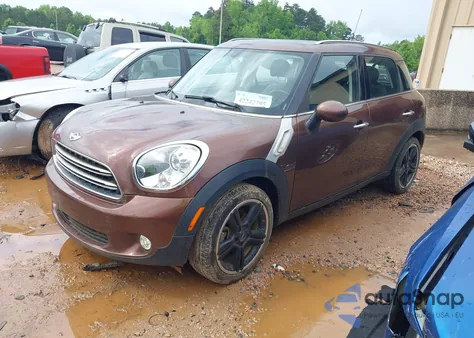 2016 Mini Countryman Cooper из США, поврежденный, VIN WMWZB3C50GWR47537